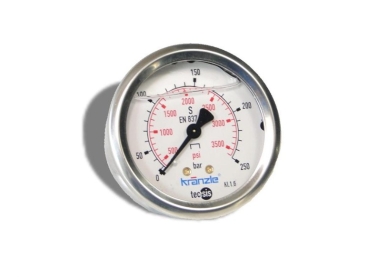 Manometer 0-250 bar, 63mm