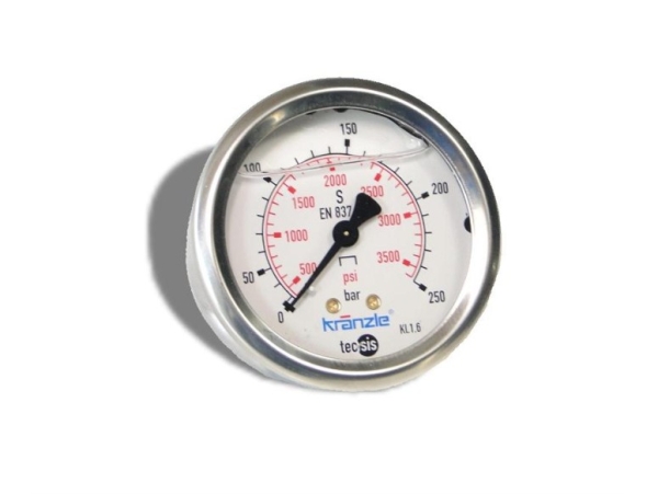 Manometer 0-250 bar, 63mm