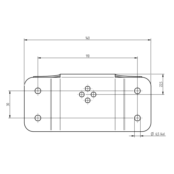 Wandhalter ST-160 Edelstahl