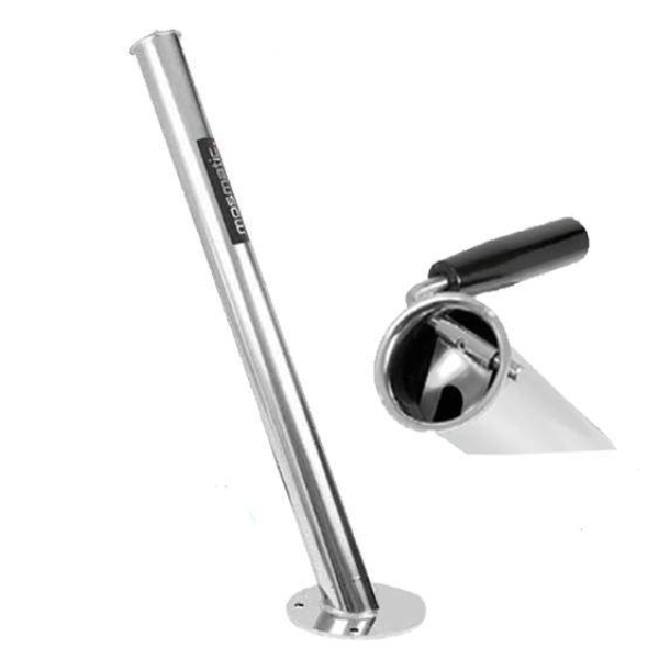 Lanzenhalter Mosmatic mit Lanzenstop und Leckanschluss